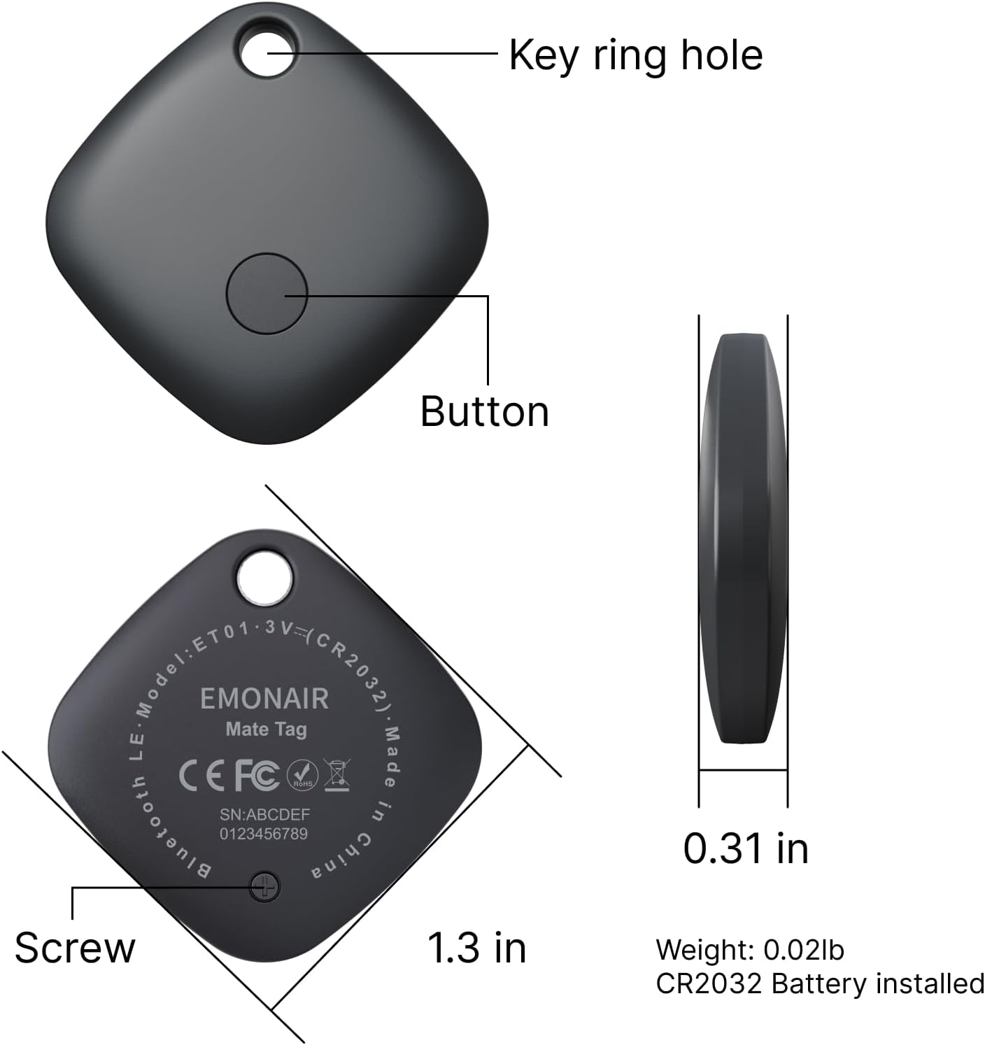 Air Tracker Tags (4-Pack)