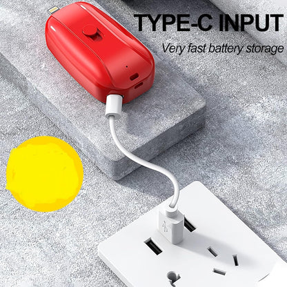 Mini Solar Power Bank Keychain Charger