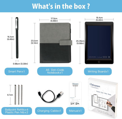 Ophayapen Smart Sync Pen with Digital Notebook
