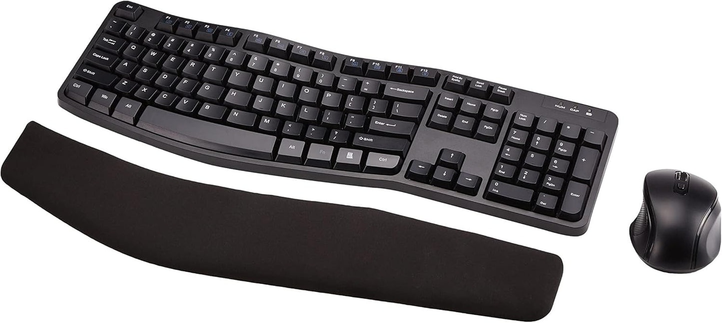 Ergonomic Wireless Keyboard & Mouse Combo