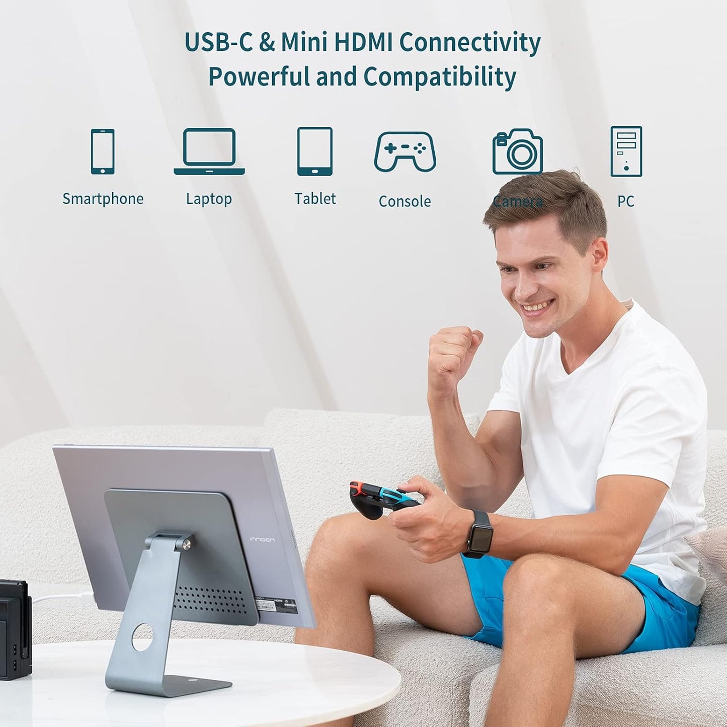 15.6” Portable Touchscreen Monitor (FHD 1080P)