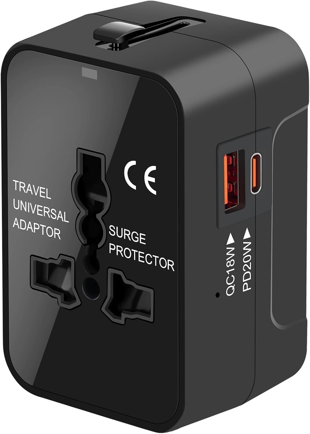 Universal Travel Adapter with Fast Charging