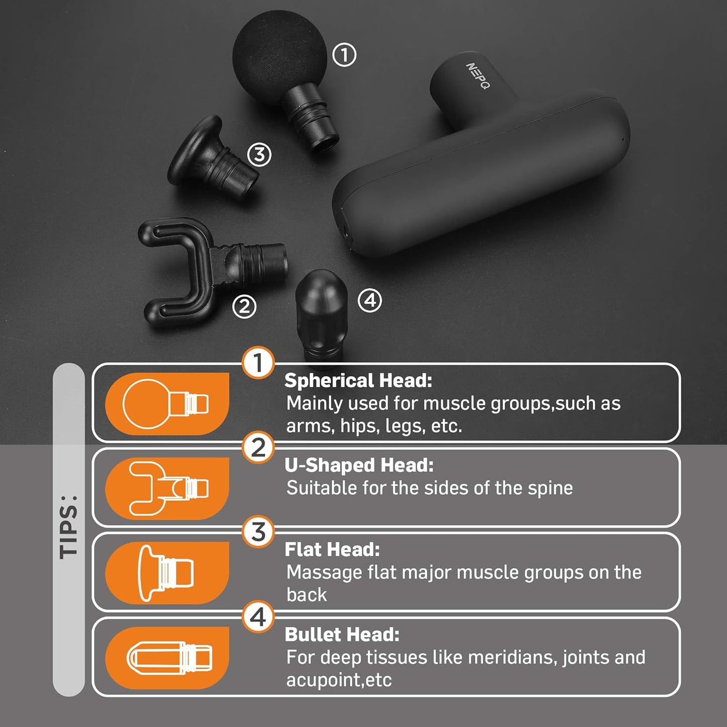 NEPQ Mini Deep Tissue Massage Gun