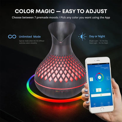 Smart WiFi Essential Oil Diffuser (500ml)